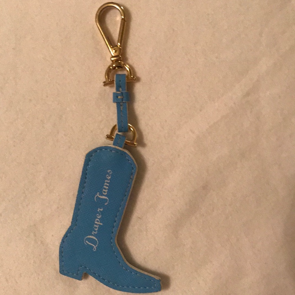 Draper James boot keychain